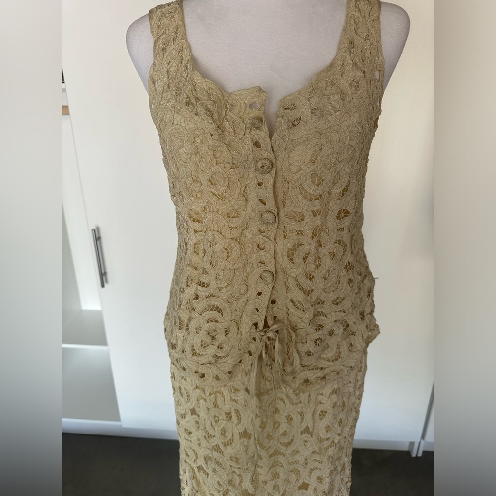 Double D Lace 2 piece tank and skirt set